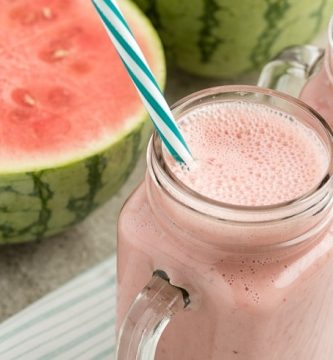 Batido de sandía y melón de herbalife