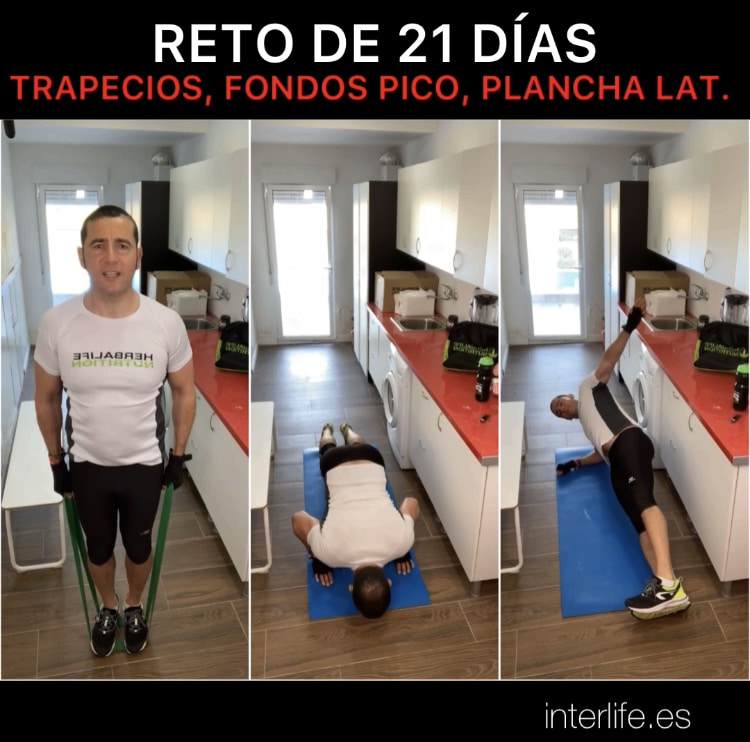 Rutina 3-B De Fuerza Y HIIT En Casa Del Reto De 21 Días De Herbalife