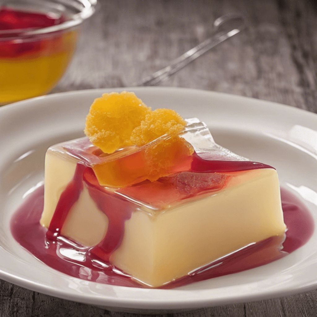 Gelatina de cítricos con colágeno